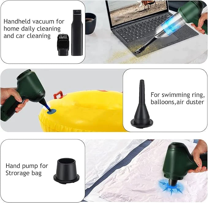 Mini Portable Vacuum Cleaner – Cordless Handheld Dust & Crumb Cleaner